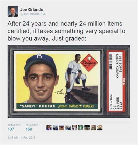 But there was no dedicated 1967 topps sandy koufax card. Sandy Koufax Rookie Card Graded PSA 10 | Just Collect Blog