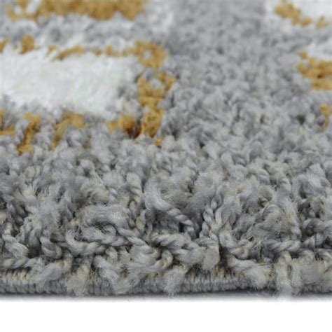 Verve Shaggy Cube Ochre Rug Rugs Mat Mats Carpeting Carpet