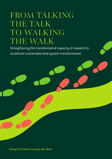 Pdf From Talking The Talk To Walking The Walk Strengthening The