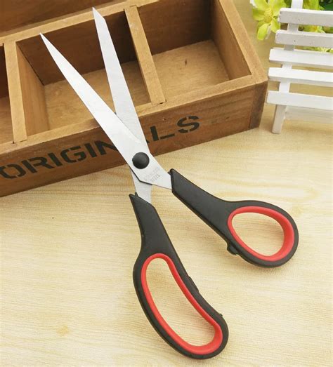 8 Inch Soft Comfort Grip Handles Sharp Titanium Blades Scissor