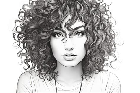 How To Draw Curly Hair Yonderoo
