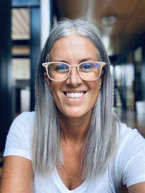 The What Glasses To Wear With Grey Hair For Long Hair Stunning And Glamour Bridal Haircuts