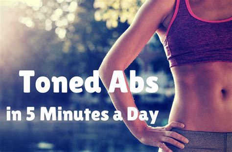 Toned Abs In 5 Minutes A Day Core Connection