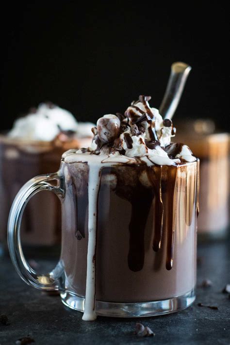 Thick Hot Chocolate With London Fog Whipped Cream Wyldflour