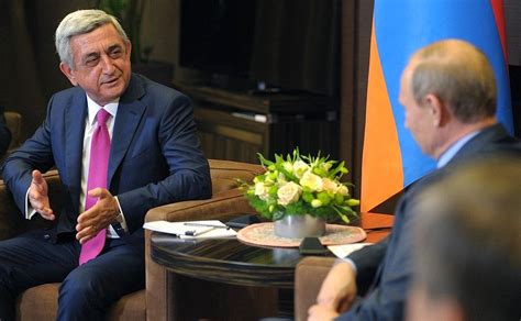 Meeting With President Of Armenia Serzh Sargsyan President Of Russia