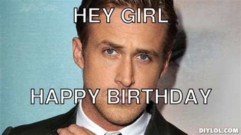 Ryan Gosling Birthday Meme