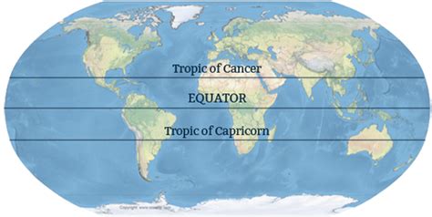 My Newsroom: Geography: Countries on Equator and Tropics