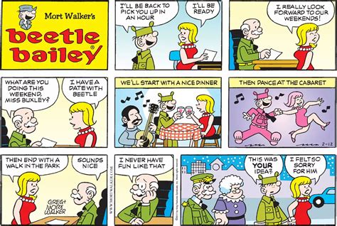 Old Comics World Beetle Bailey Daily Strips 2017 King Features
