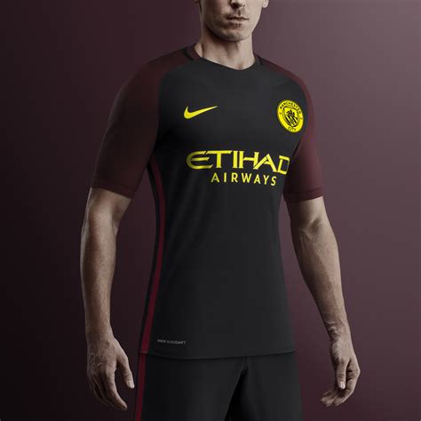 Nike manchester city away aeroswift vapor jersey authentic kit 17/18 true berry. Manchester City 16/17 Nike Away Kit | 16/17 Kits ...