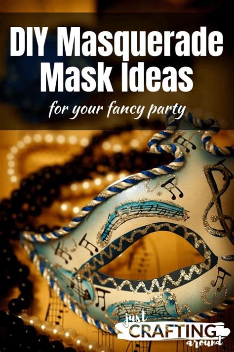 33 Diy Masquerade Mask Ideas For Your Fancy Party Justcraftingaround