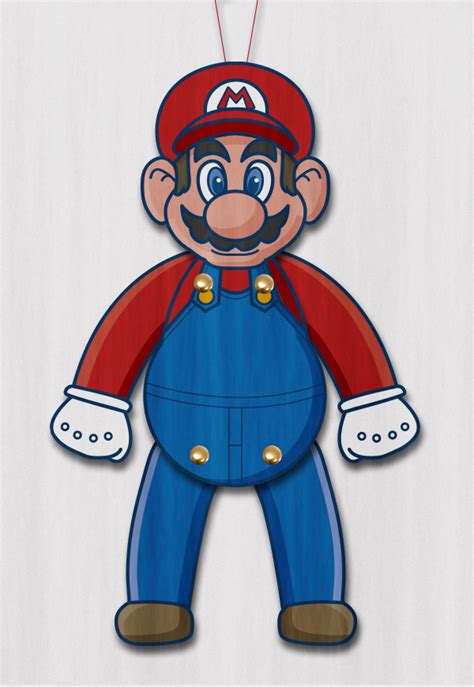 Super Mario Bros Paper Puppets M Gulin