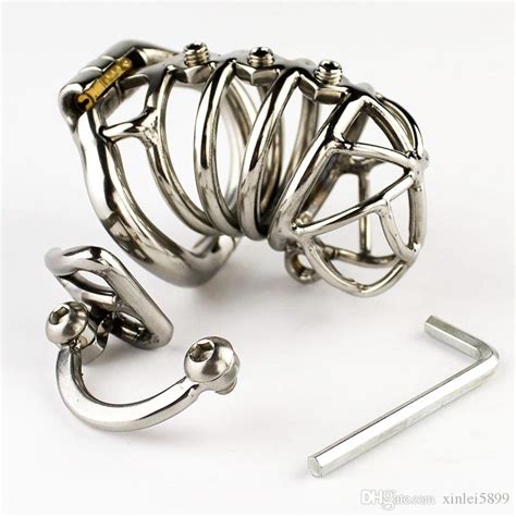 unique design male chastity device stainless steel chastity cage bdsm sex toys for men chastity