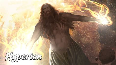 Hyperion The Titan Of Heavenly Light Greek Mythology Explained Youtube
