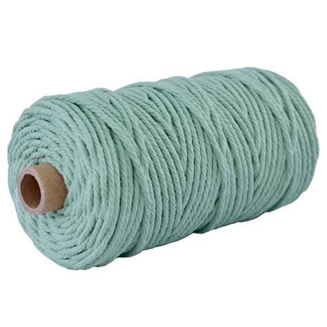 3mm100m Color Rope Diy Hand Woven Cotton Thread Cord Woven Tapestry