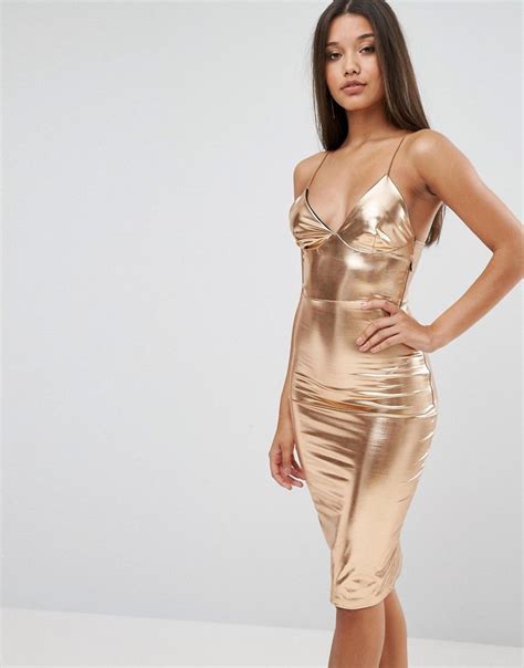 get this club l s midi dress now click for more details worldwide shipping club l metallic