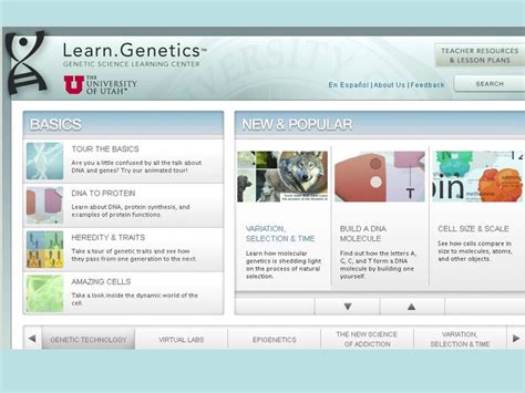 Learn Genetics Science Learning Centers Fun Science Genetics