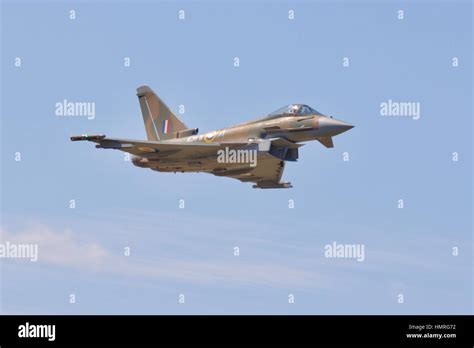 Raf Typhoon Zk349 With Gina Camouflage Paint Scheme Commemorating The
