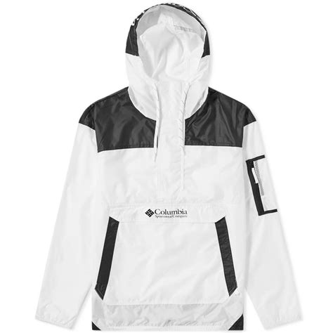 Columbia Challenger Windbreaker White And Black End Global