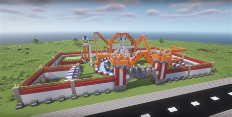 Minecraft Amusement Park Ideas And Design