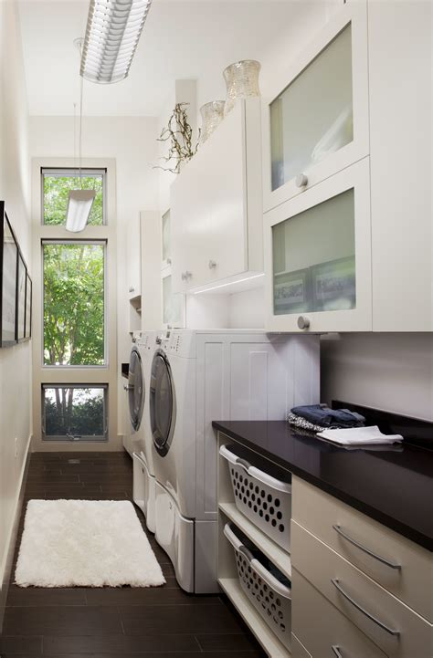 Classic Contemporary Laundry Laundry Room Design Small Laundry Rooms