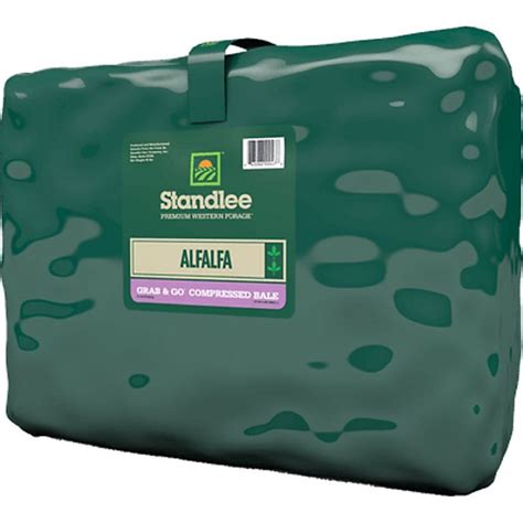 Standlee Hay Certified Premium Alfalfa Grab And Go Compressed Bale 50