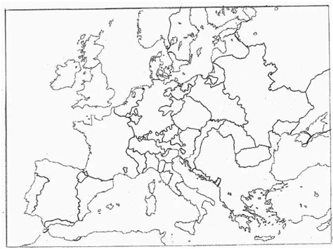 Blank Map Of Europe During Ww2 Wwii Map Of Europe Worksheet Secretmuseum