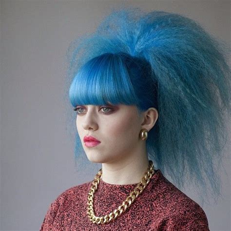 Sexy Blue Haired Beauty That Is Emmapeddle Blue Hair Londonhair