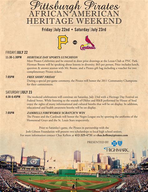 Bap Official E Blast Pittsburgh Pirates African American Heritage Weekend Friday July 22