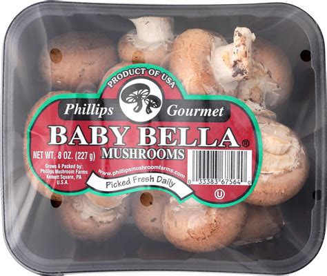 Mushroom Baby Bella 8 Ounce Grocery And Gourmet Food