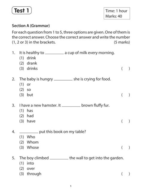 Primary 1 English Excel In Language Use And Comprehension Cpd