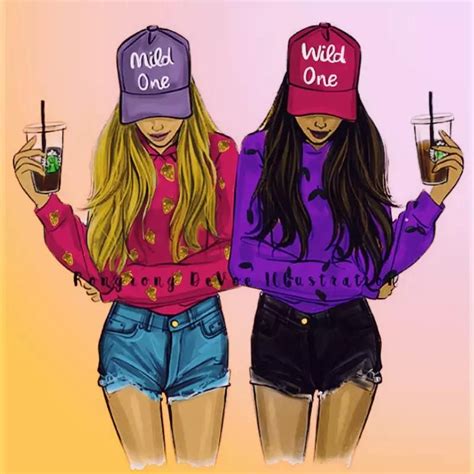 101 best friend quotes to show your bff how much their friendship means to you. Recolor Gallery | Bff drawings, Best friend drawings, Drawings of friends