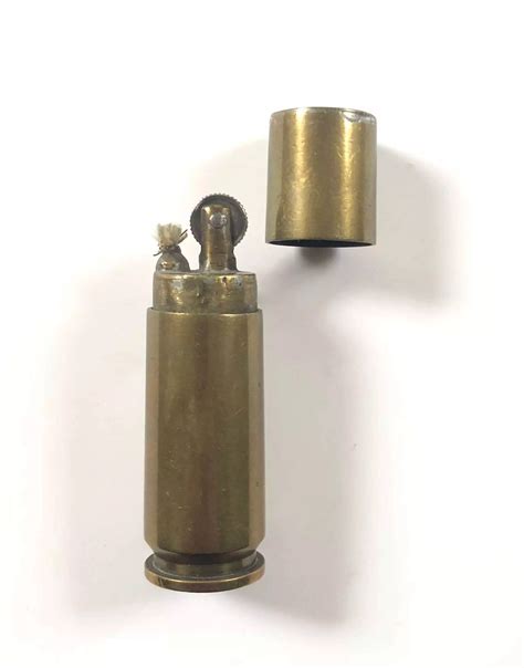 Ww2 Trench Art Brass Cigarette Lighter In Lighters And Smoking