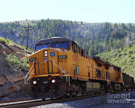Union Pacific 6699 Westbound In Price Canyon Utah Photograph By Malcolm