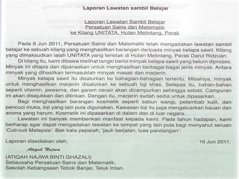 Surat terlihat seperti ketinggalan zaman, tetapi sekarang sudah ada surat elektronik (email) sebagai pengganti surat kertas. Contoh Karangan Laporan Minggu Bahasa Melayu - Contoh 36