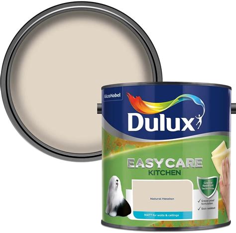 Buy Dulux Easycare Kitchen Natural Hessian Matt Paint 25l From £21