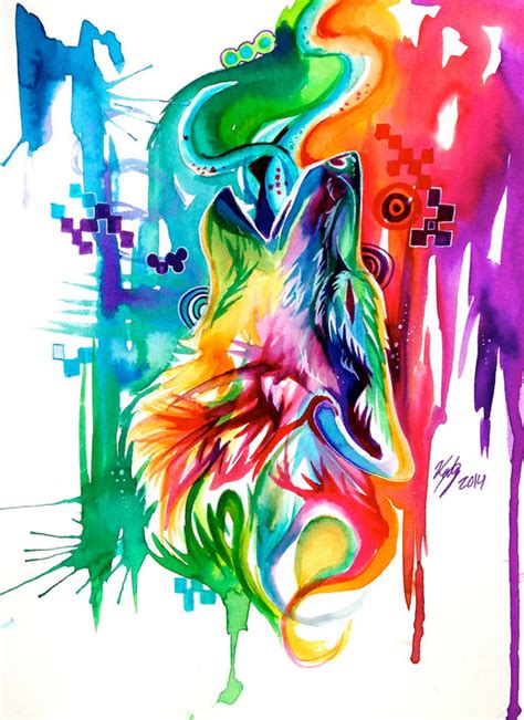 Rainbow Wolf Revamp On Ebay By Lucky978 On Deviantart