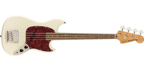 Squier Classic Vibe 60s Mustang Bass Guitar - Olympic White | Long ...