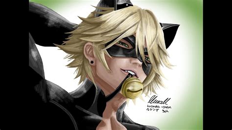 Lucinda Colouring Sakimichans Chat Noir From Miraculous Ladybug Colouring Experiment YouTube
