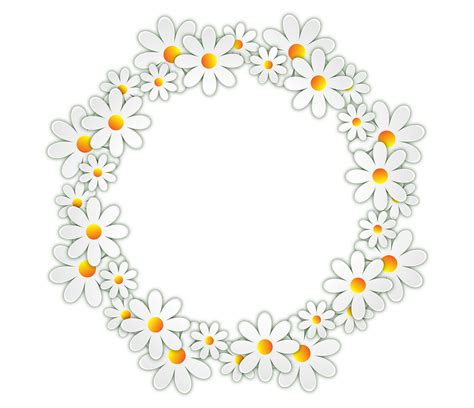 Free Image On Pixabay Flowers Daisy Photo Frame Cliparts Gratuitos Clipart Flores