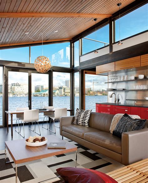 Photo 1 Of 2 In A Renovated Boathouse On Seattles Portage Bay Dwell
