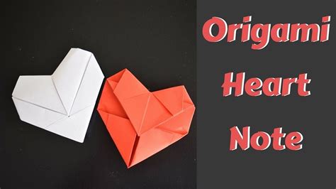 3 Different Origami Valentine Notes Fave Mom Origami Heart Easy