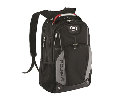 Ogio® Axle Laptop Backpack With Zippered Stash Pocket Blackgray Polaris Rzr