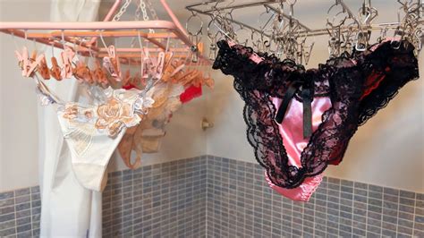 Wash And Dry Hanging Underwear Clip Rack 30 Lingerie Underwear