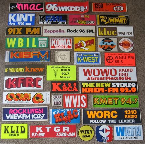 radio station bumper stickers bumper stickers radio station radio