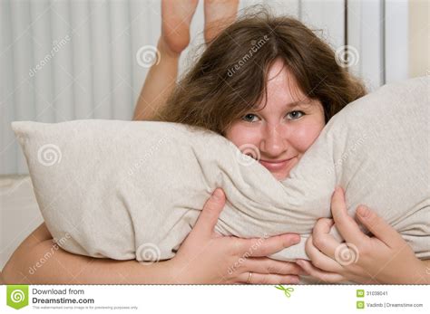 In Bedroom Stock Image Image Of Portrait Sleep Woman