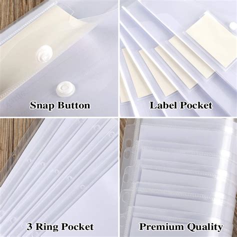 12 Pack Poly Binder Pocket Side Loadingletter Size Pocket Folders