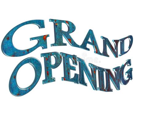 3d Text Grand Opening Stock Illustration Illustration Of Bright 26016483