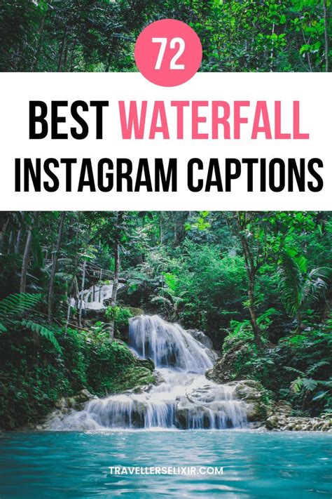 72 Waterfall Captions For Instagram Puns Quotes And Short Captions Waterfall Captions