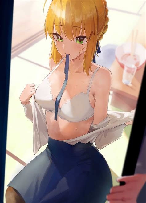 Artoria Pendragon And Saber Fate And 1 More Drawn By Rororo Danbooru