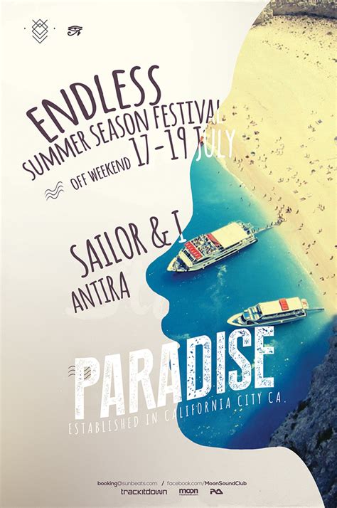 Paradise Summer Poster On Behance